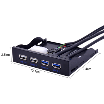 Generic 4 Ports USB 2.0 USB 3.0 Front  panel